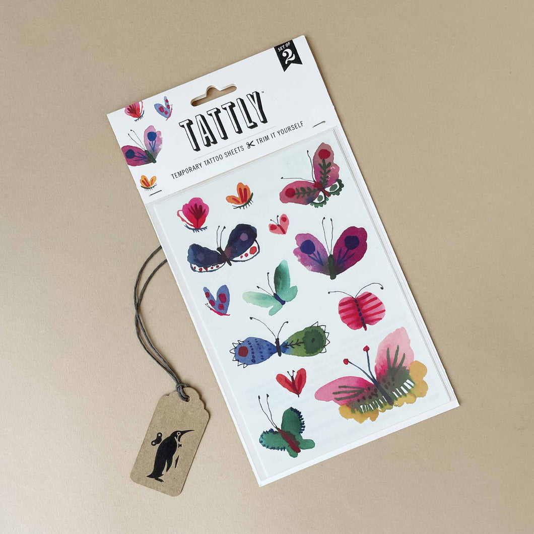 colorful-butterfly-temporary-tattoo-sheet