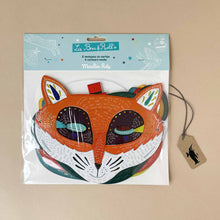 Load image into Gallery viewer, animal-masks-cardboard-bright-illustrated