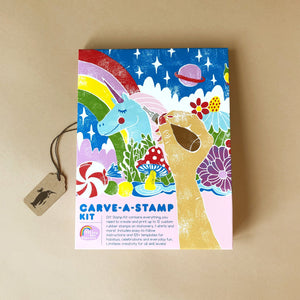 carve-a-stamp-kit-packaging-showing-illustrated-unicorn-and-rainbow