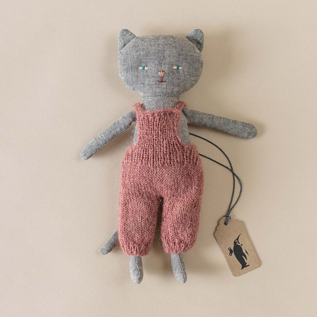 grey-linen-kitten-stuffed-animal-with-rose-knit-overalls