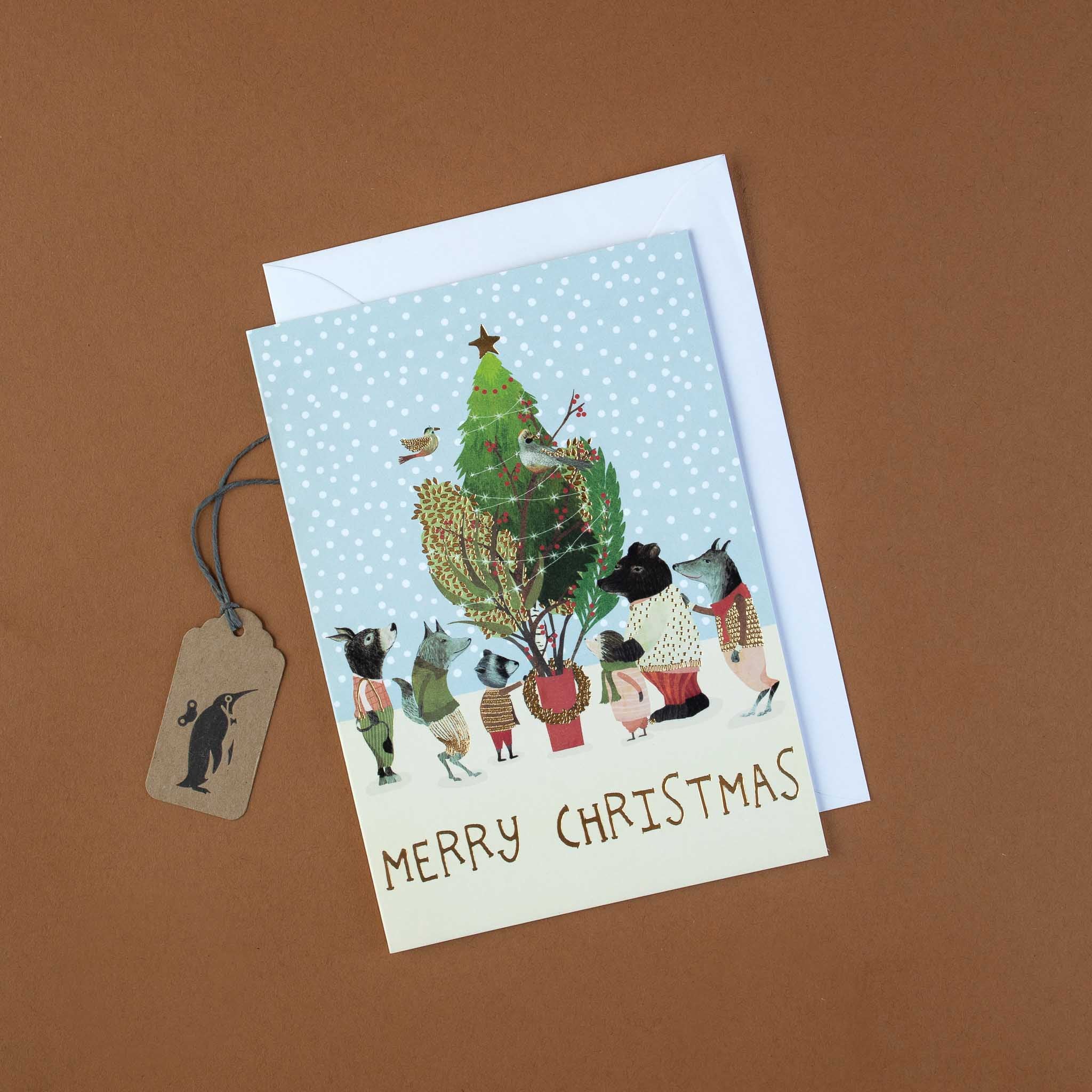 Christmas Procession Greeting Card