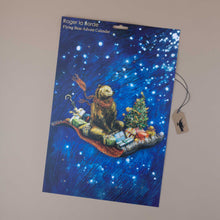 Load image into Gallery viewer, bear-on-flying-carpet-with-christmas-gifts-advent-calendar