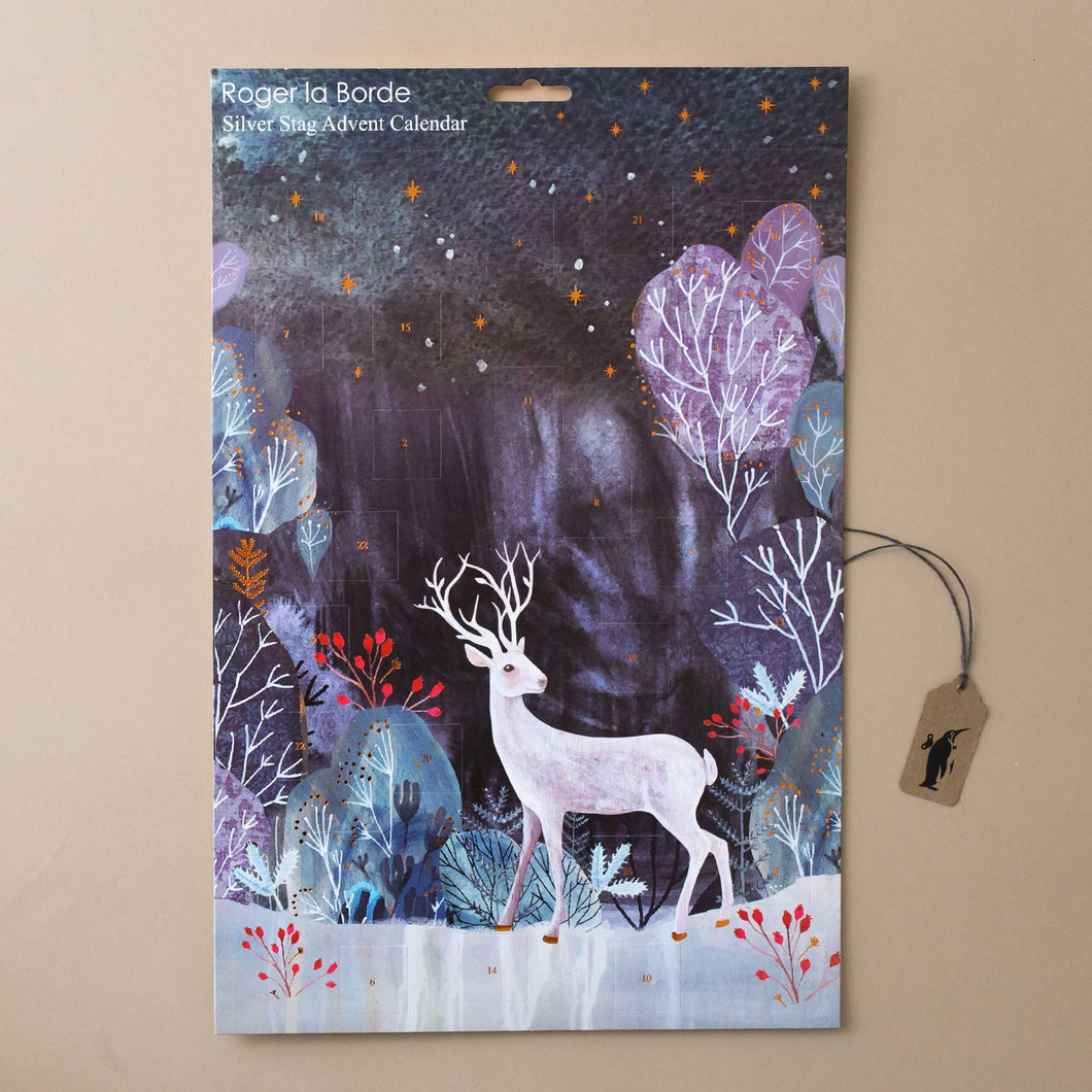 Classic Advent Calendar | Silver Stag - Christmas - pucciManuli