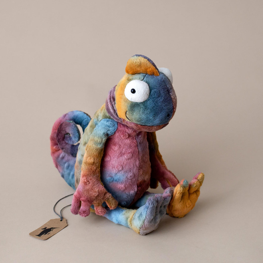 tie-dyed-chameleon-stuffed-animal-in-sitting-position