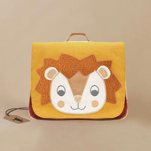 Corduroy Messenger Backpack | Lion Cub