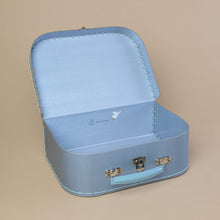 Load image into Gallery viewer, medium-countryside-suitcase-shown-open-with-blue-interior