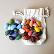 Load image into Gallery viewer, crayon-rocks-32-colors-in-muslin-bag