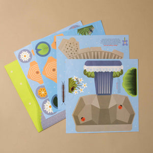 contents-of-wetland-wildlife-origami-kit