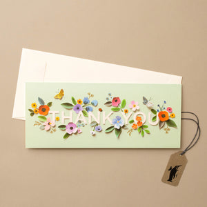 Cut Paper Thank You No. 10 Greeting Card - Greeting Cards - pucciManuli