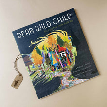 Load image into Gallery viewer, front-cover-dear-wild-child-sillohuette-of-child-with-illustrated-forest