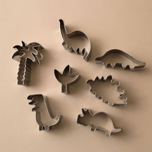 Load image into Gallery viewer, dinosaur-cookie-cutters-outside-of-box