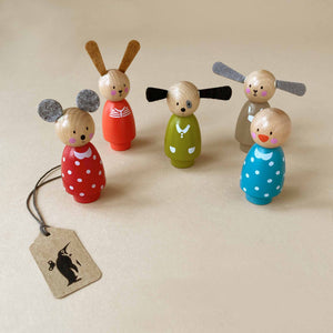 set-of-five-wooden-peg-people-with-bright-painted-bodies-mouse-bunny-two-dogs-and-person