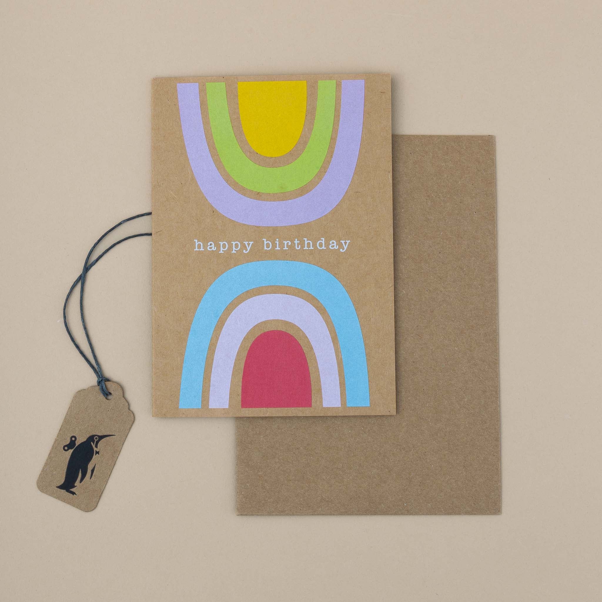 kraft-paper-greeting-card-double-rainbows-with-happy-birthday-in-text