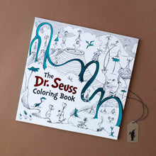 Load image into Gallery viewer, dr-seuss-coloring-book-cover-illustration-with-shiney-blue-accent