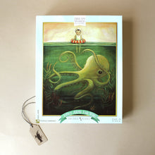 Load image into Gallery viewer, octopus-girl-in-swimsuit-illustration-puzzle