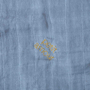 Embroidered Cotton Muslin Square | Caillou - Baby (Lovies/Swaddles) - pucciManuli
