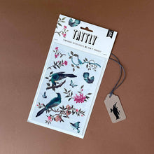 Load image into Gallery viewer, floral-bird-tattoo-sheet