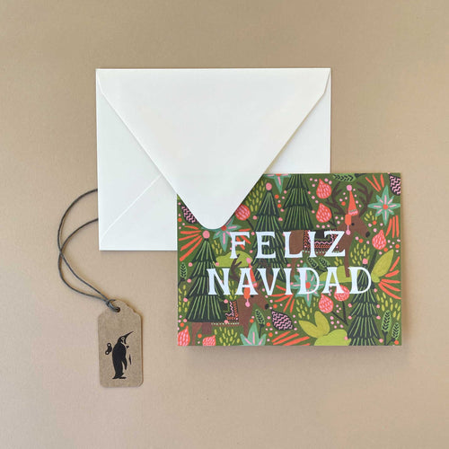 fir-tree-and-floral-background-greeting-card-with-the-text-feliz-navidad-in-white-lettering