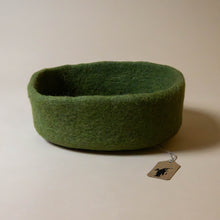 Load image into Gallery viewer, felt-dish-forest-green-large