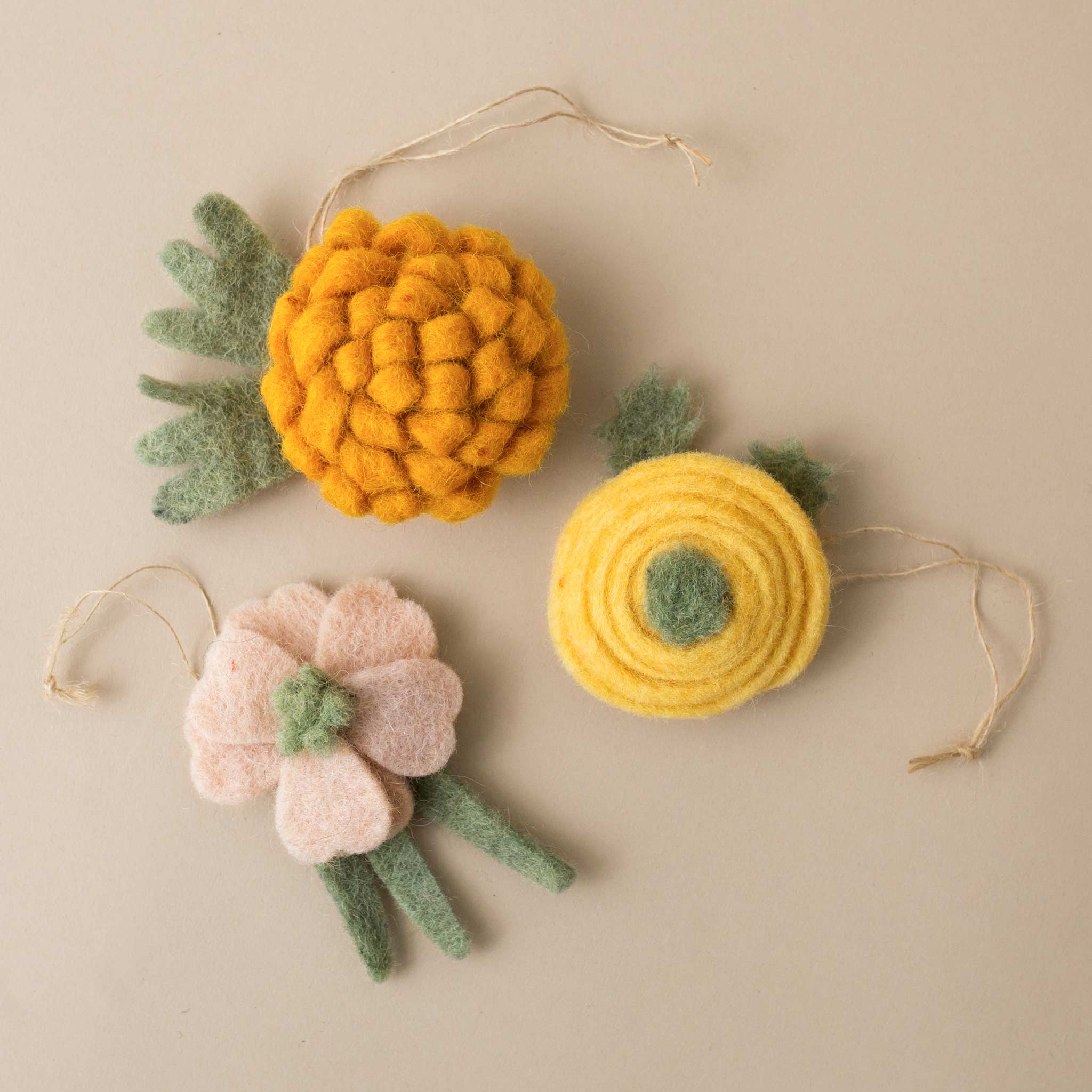 Felt Flower Topper | Marigold - Home Accessories - pucciManuli