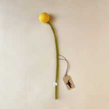 Load image into Gallery viewer, large-ochre-yellow-felt-pom-flower