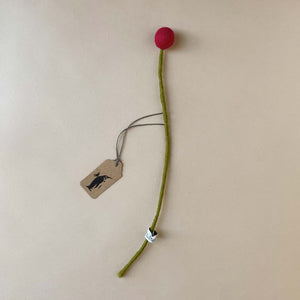 Felt Pom Flower | Cerise - Home Decor - pucciManuli