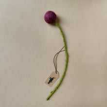 Load image into Gallery viewer, felt-pom-flower-plum_large