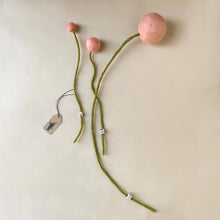 Load image into Gallery viewer, Felt Pom Flower | Salmon - Home Decor - pucciManuli