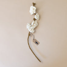 Load image into Gallery viewer, felt-rose-branch-white