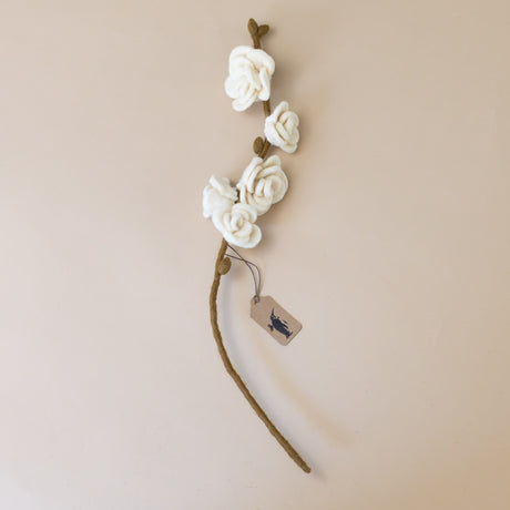 felt-rose-branch-white