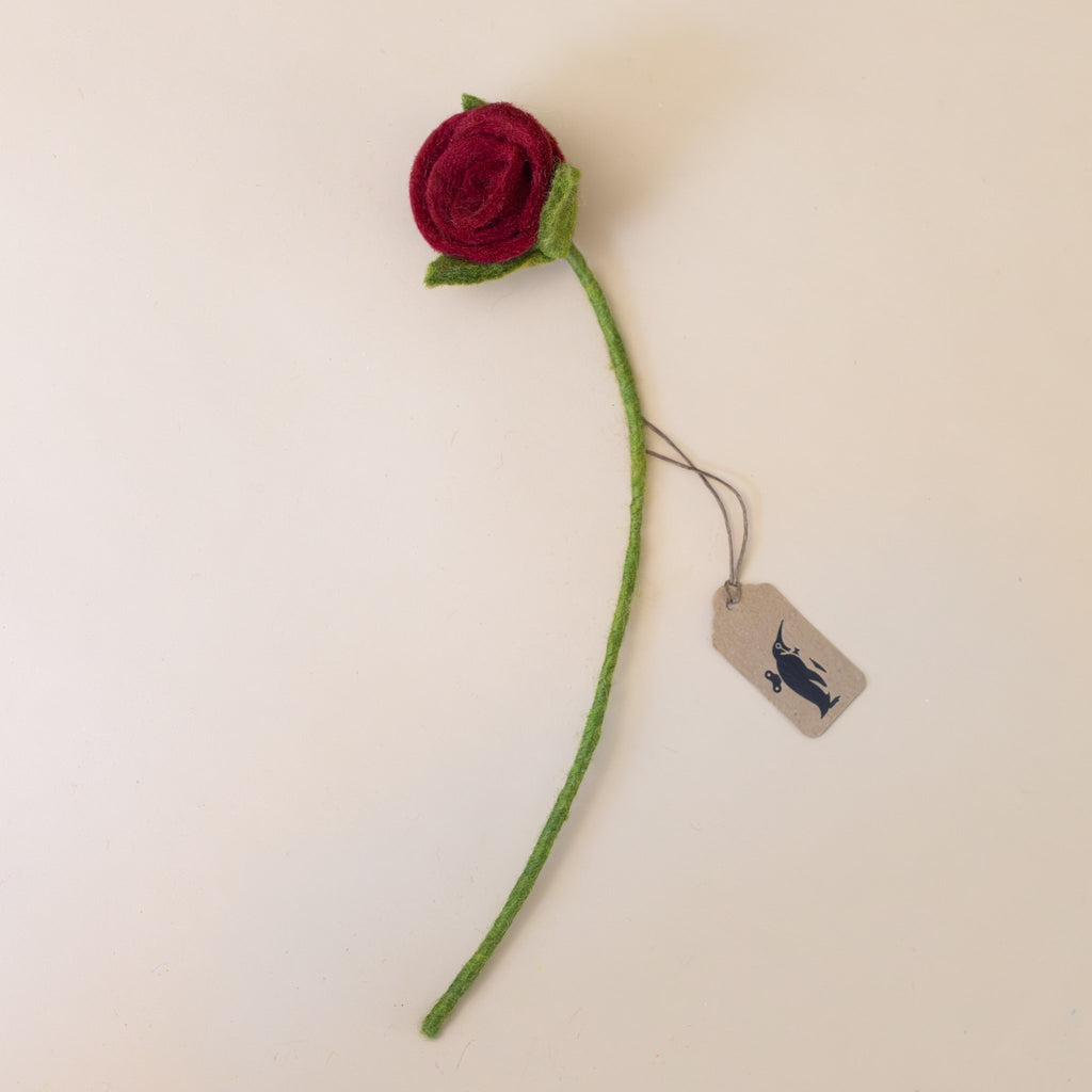 Felt Rose | Ruby