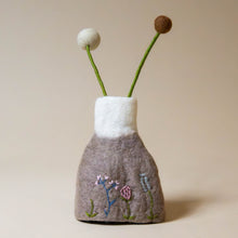 Load image into Gallery viewer, felt-vase-dusty-mauve