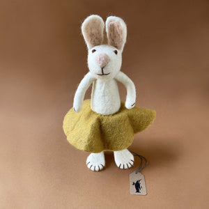 felt-white-rabbit-doll-wearing-ochre-skirt