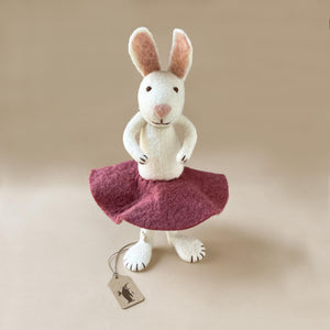 felt-white-rabbit-doll-wearing-rose-skirt