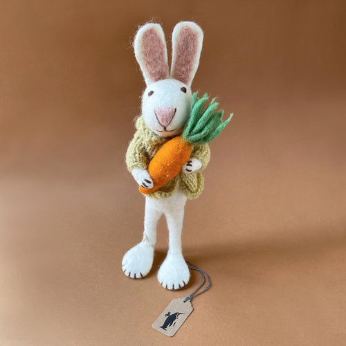 felt-white-rabbit-doll-wearing-yellow-sweater-holding-carrot