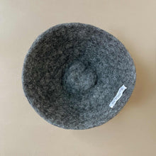 Load image into Gallery viewer, Petite Felted Bowl | Charcoal - Home Decor - pucciManuli