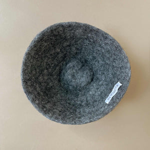 Petite Felted Bowl | Charcoal - Home Decor - pucciManuli