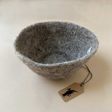 Load image into Gallery viewer, Petite Felted Bowl | Stone - Home Decor - pucciManuli