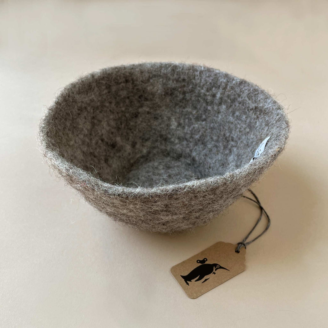 Petite Felted Bowl | Stone - Home Decor - pucciManuli