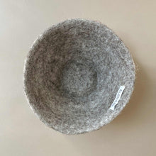 Load image into Gallery viewer, Petite Felted Bowl | Stone - Home Decor - pucciManuli