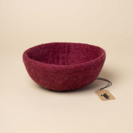 wine-red-felted-bowl
