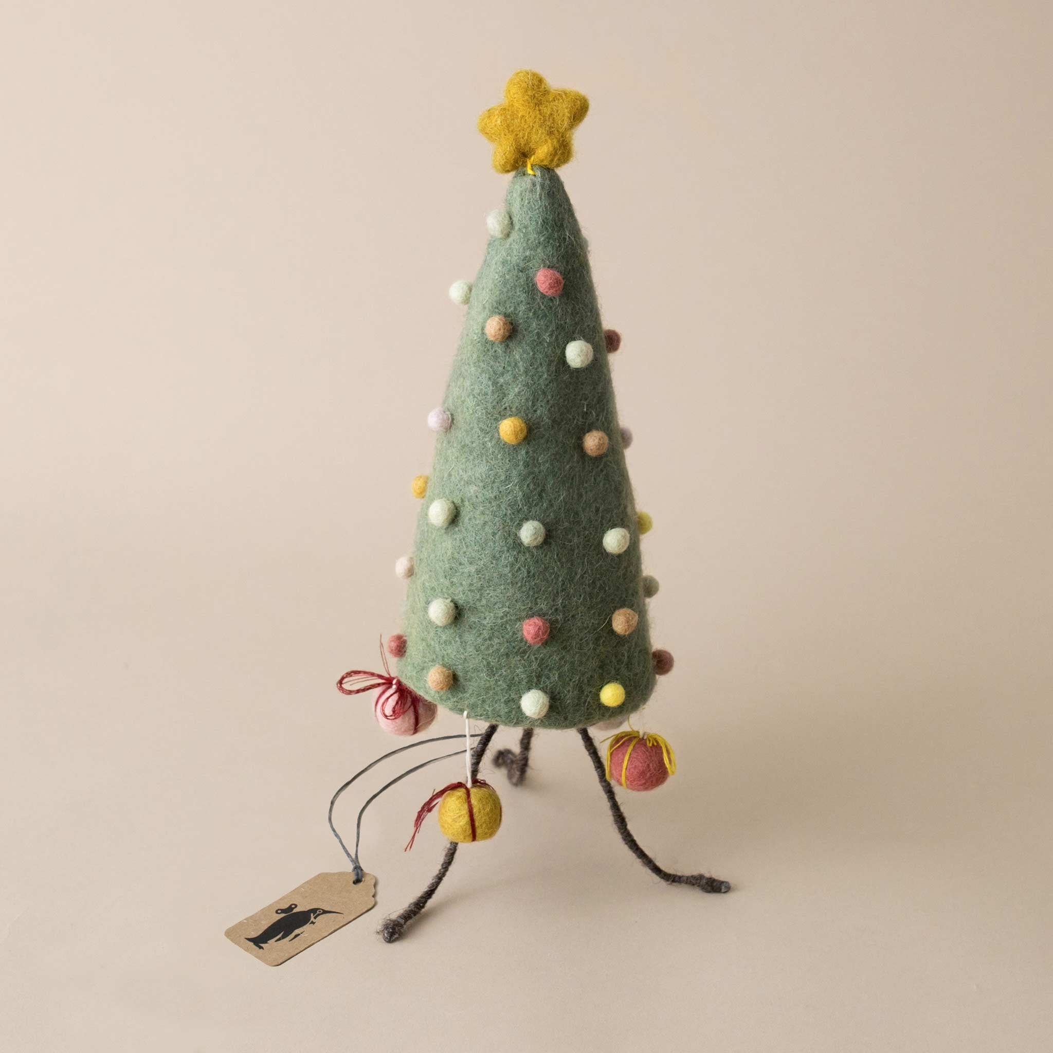 Felted Christmas Tree with Gifts - Christmas - pucciManuli