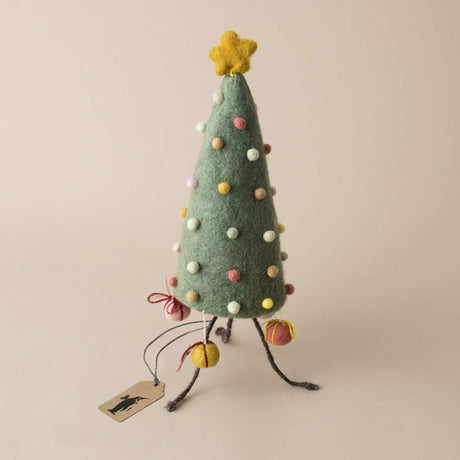 Felted Christmas Tree with Gifts - Christmas - pucciManuli