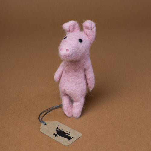 pink-felt-pig-standing