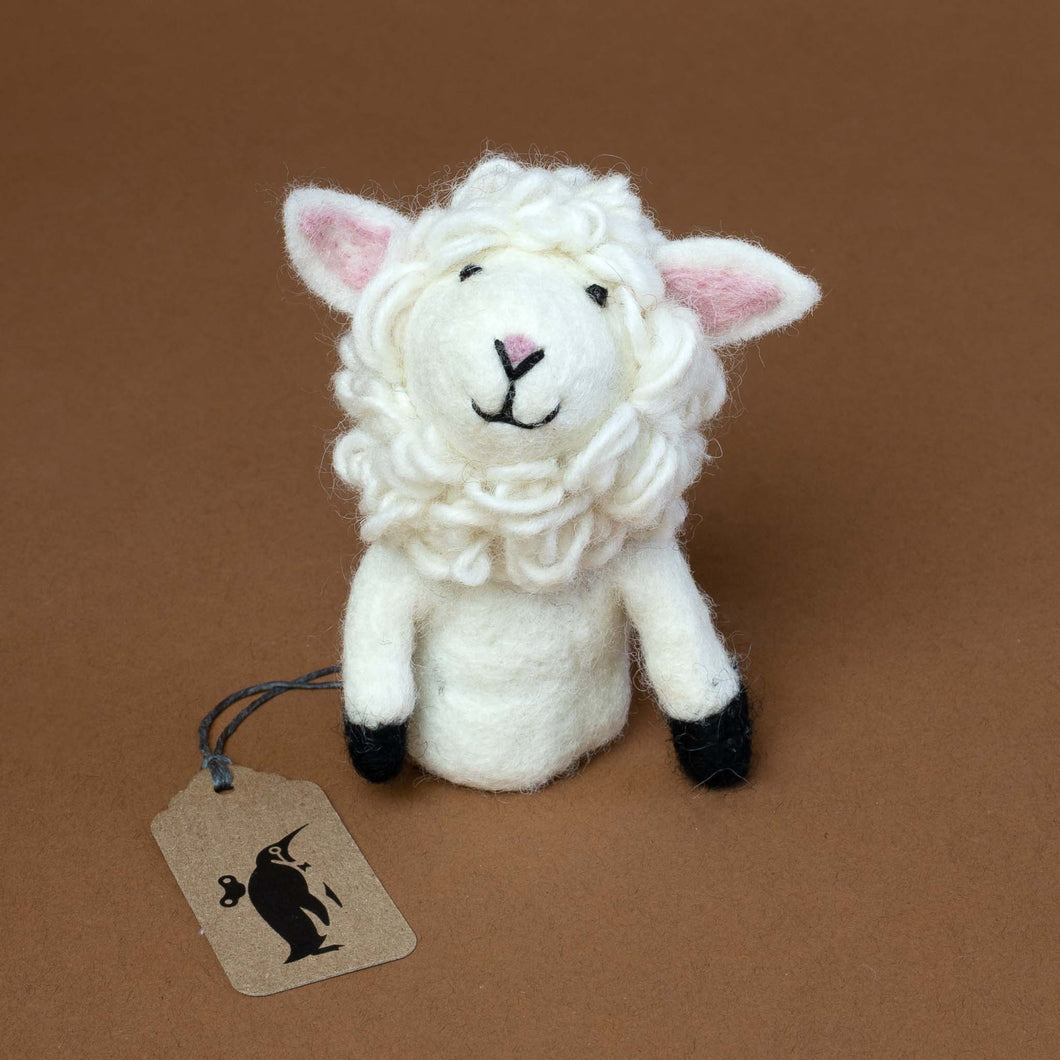 white-fluffy-felted-sheep-finger-puppet