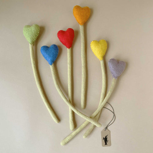 felted-heart-stem-flowres-in-various-colors-with-light-green-stems