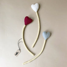 Load image into Gallery viewer, felted-heart-stems