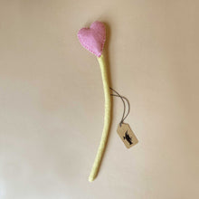 Load image into Gallery viewer, felted-heart-stem-blush