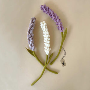 purple-white-three-stems-felted-lavender