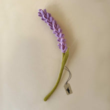 Load image into Gallery viewer, felted-lavender-flower-purple